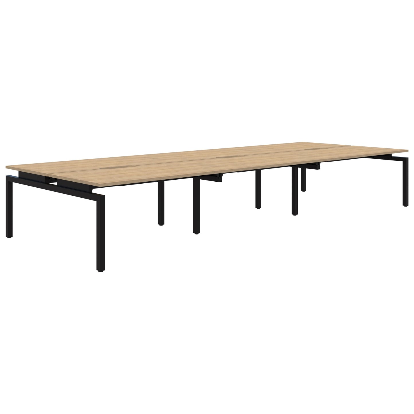Accent Balance Fixed-height Desk - pod of 6 - 1800 x 800