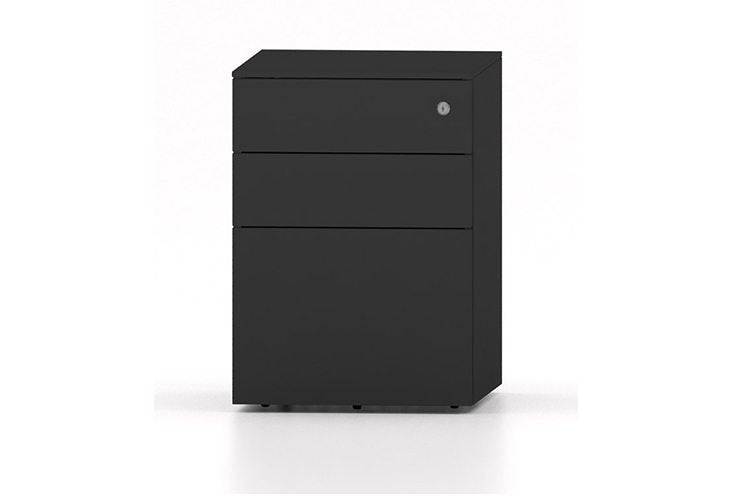 Cube Steel 2 Draw and File Mobile - Black