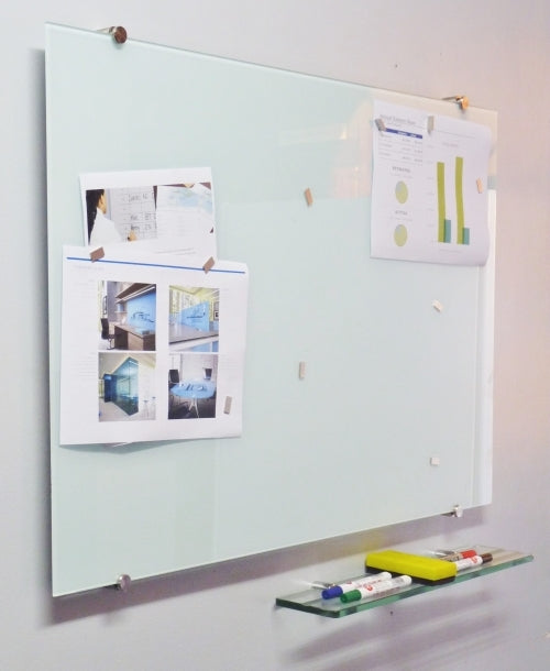 Prowite White Magnetic Glassboard 1000 x 1800