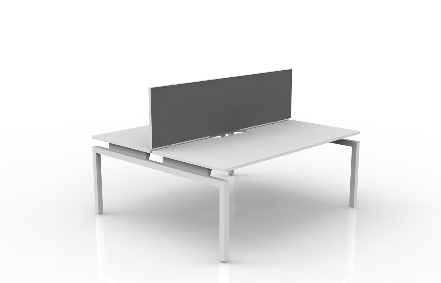 Accent Balance Fixed-height Desk - pod of 2 - 1500 x 800 with System 25 Screens