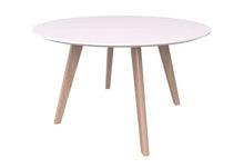 Oslo Meeting Table - 1200R - 4 Leg - White Top