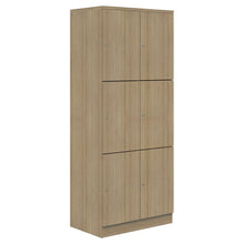 Mascot Locker-unit (3 x 2) 1490H x 800W x 500D (Meltecca Wood)