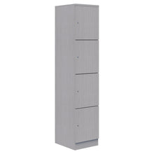 Mascot Locker-unit (4 x 1) 1945H x 400W x 500D (Meltecca Wood)