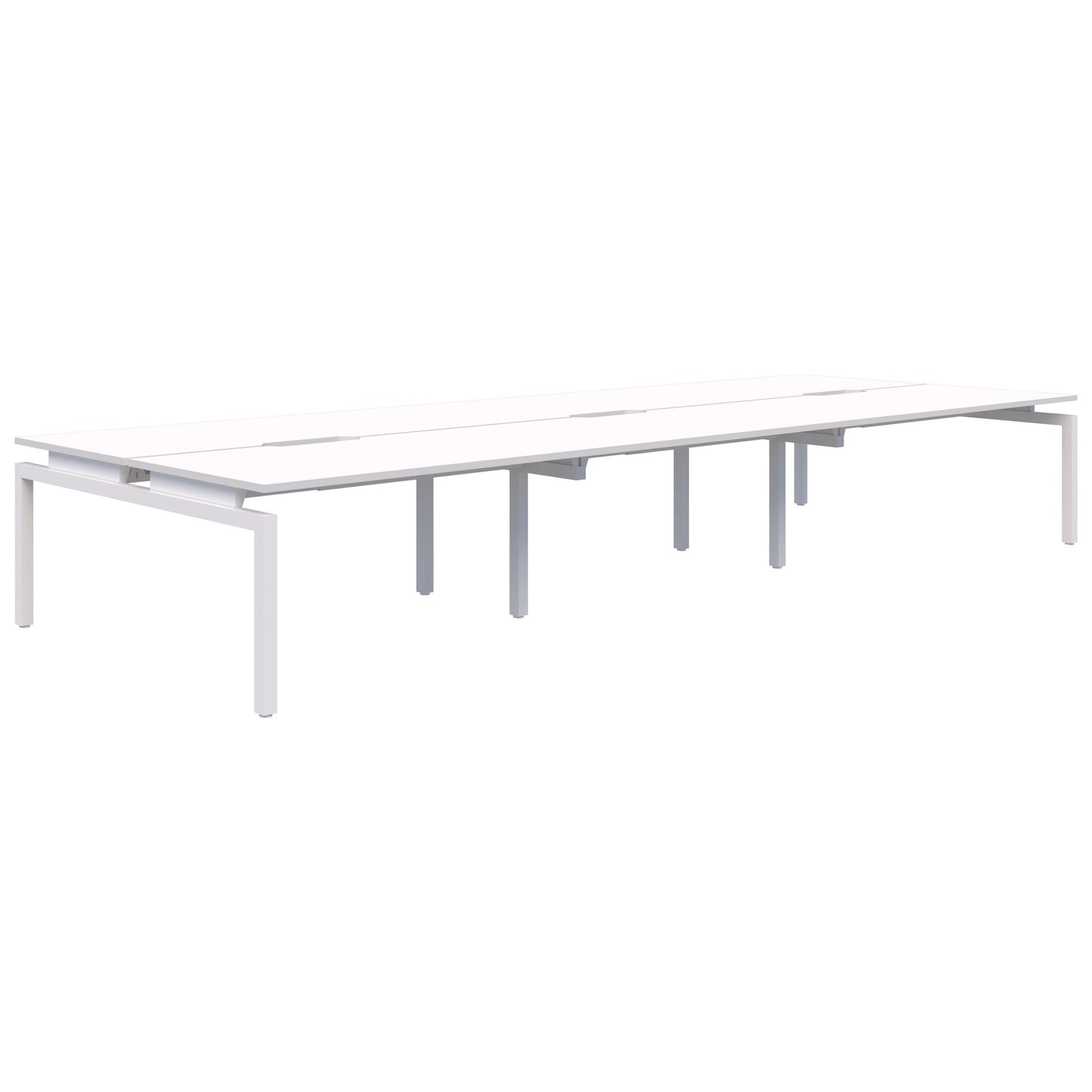 Accent Balance Fixed-height Desk - pod of 6 - 1500 x 800