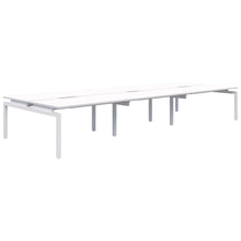 Accent Balance Fixed-height Desk - pod of 6 - 1500 x 800