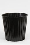 Black Rubbish Bin