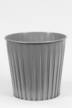 Silver Rubbish Bin
