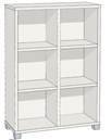 2 Wide Cubby Storage - 3 Cubby Holes High