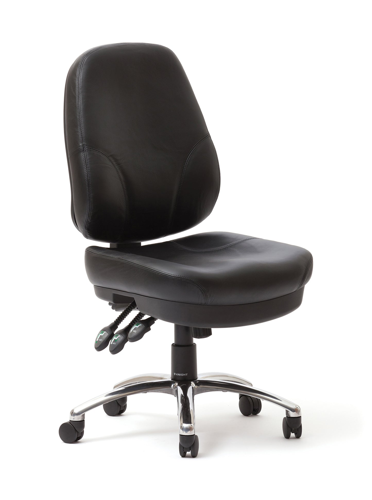 Knight Group Plymouth 3 Lever Highback - Leather
