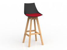 Knight Group Luna Bar Stool with Oak Base