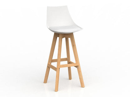 Knight Group Luna Bar Stool with Oak Base