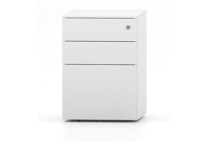 Cube Steel 2 Draw and File Mobile - White