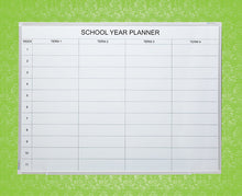 Clarity Porcelain Planner WhiteBoards - 900 x 1200 (Year, Term or School)