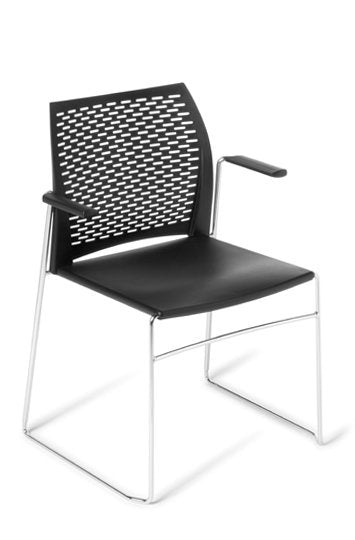 Net Sled-Base Chair