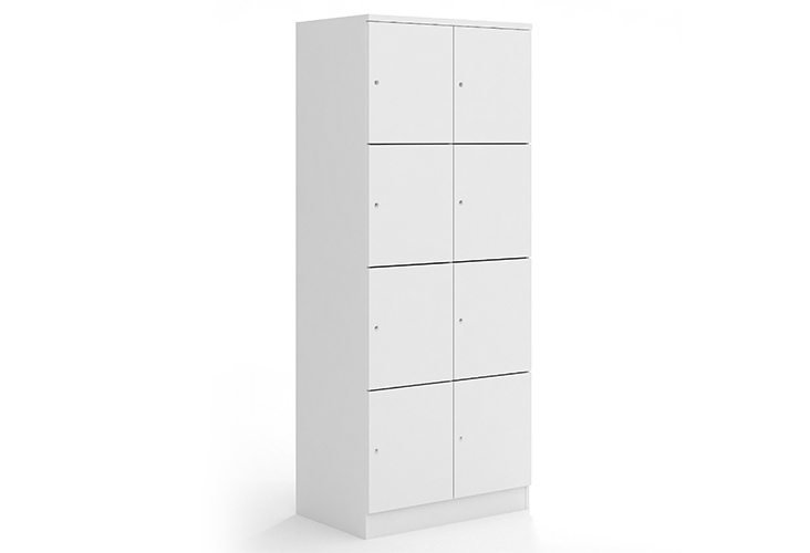 Mascot Locker-unit (4 x 2) 1945H x 800W x 500D (Meltecca Wood)