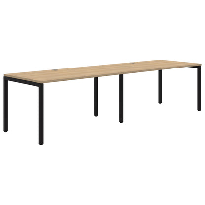 Accent Avero Fixed Height Desk - 2 pod Inline -2 x 1500L Desks x 800D
