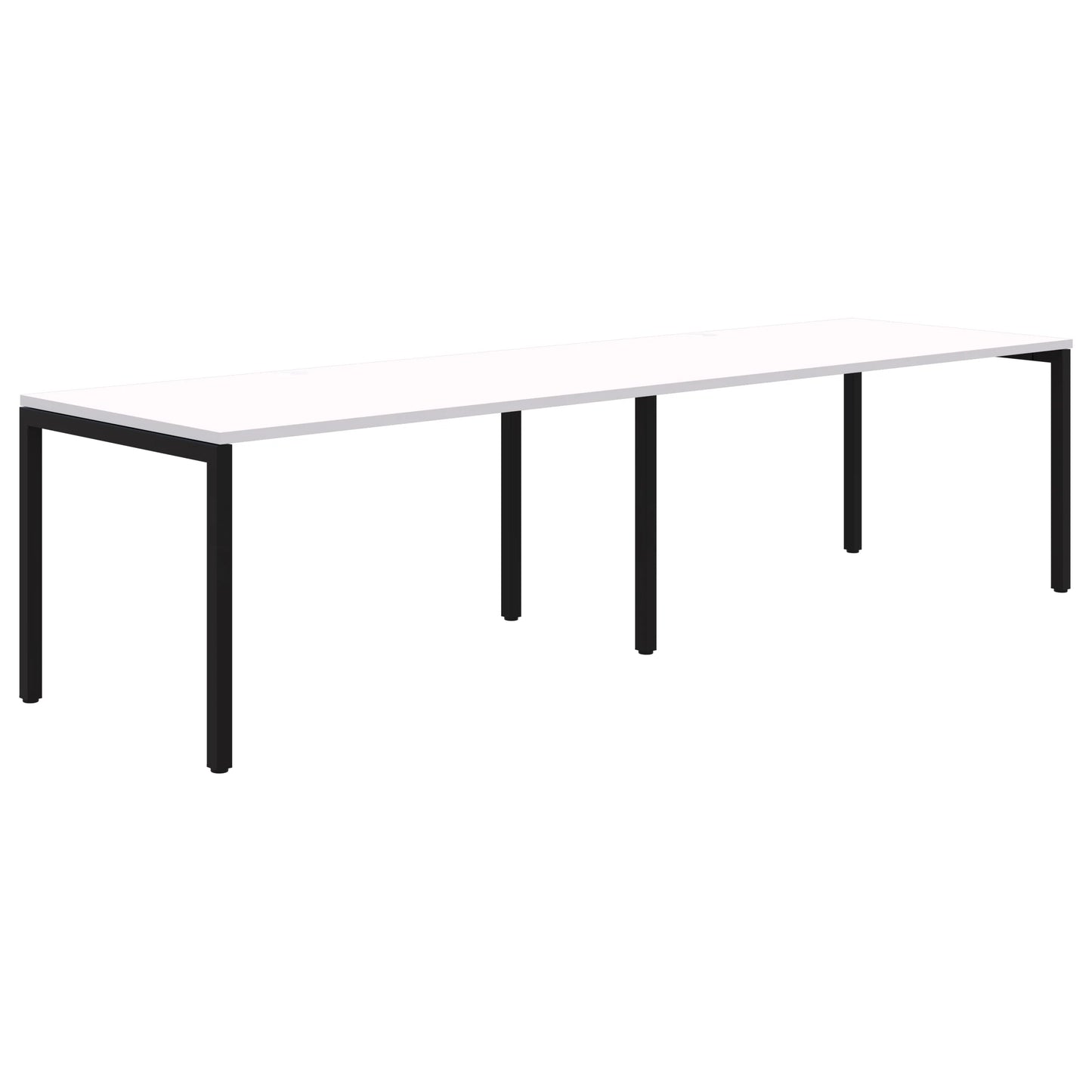 Accent Avero Fixed Height Desk - 2 pod Inline -2 x 1500L Desks x 800D