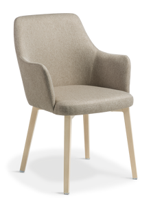 Eden Olli Chair Timber Look Base