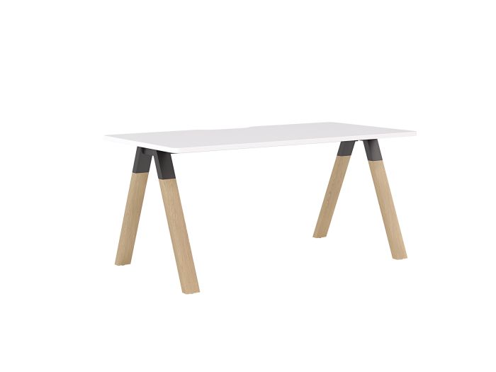 Knight Ligna Fixed Height Desk 1600 x 800